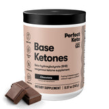 Perfect Keto Exogenous Ketones Powder Chocolate 243g front view