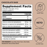 Perfect Keto Exogenous Ketones Powder Chocolate in a shaker
