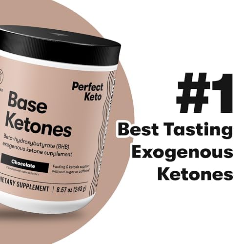 Perfect Keto Exogenous Ketones Powder Chocolate nutritional information