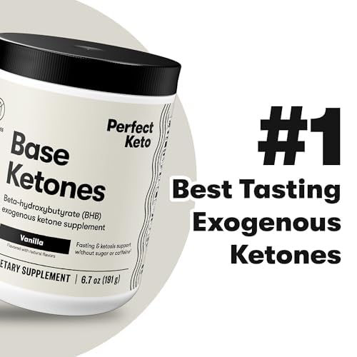 Perfect Keto Exogenous Ketones Vanilla 191g lifestyle shot