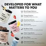 Perfect Keto Exogenous Ketones Vanilla 191g side view