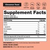 Perfect Keto MCT Oil 458g side view showing packaging