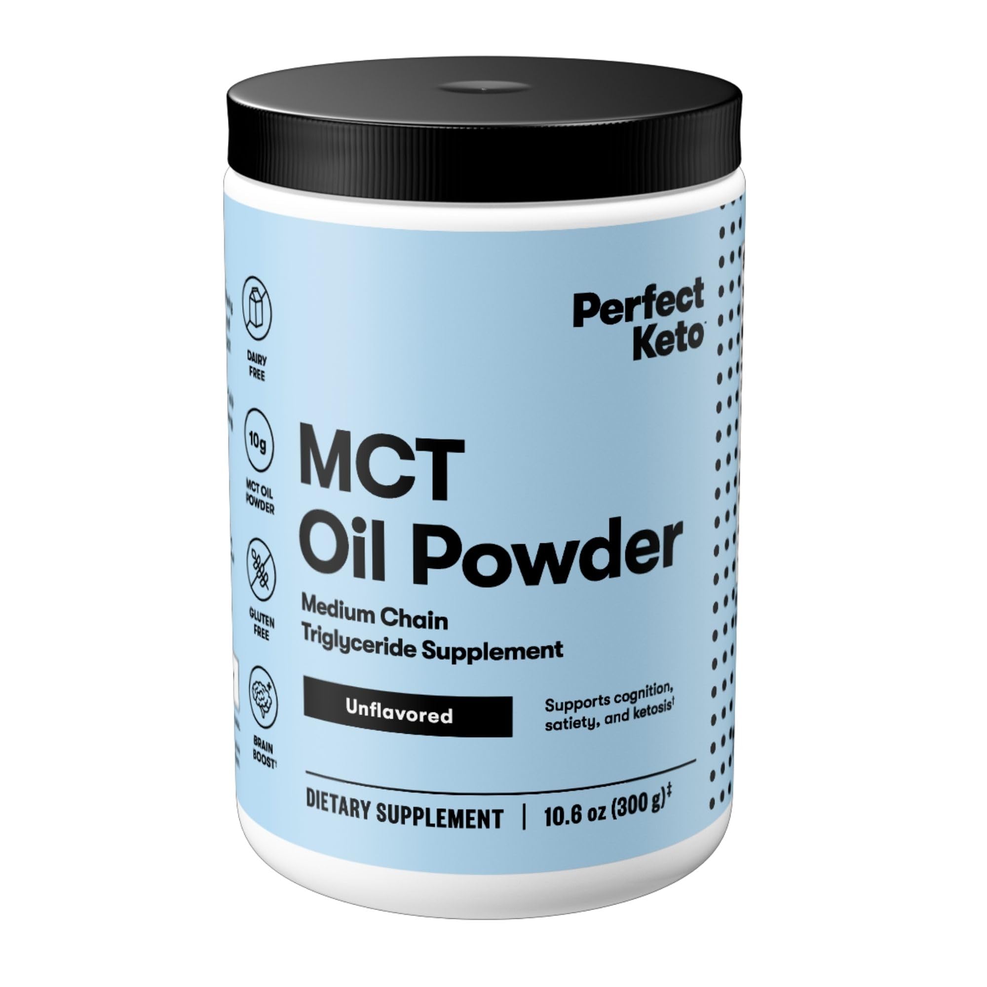 Perfect Keto MCT Oil Powder 318g front view