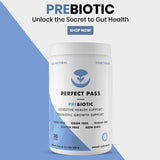 PERFECT PASS Prebiotic Powder 210g with a measuring scoop