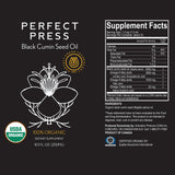 Perfect Press Black Cumin Oil bottle side view