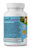 Perfect Supplements Beef Liver Capsules open bottle with capsules
