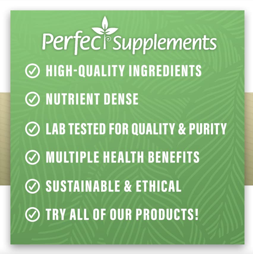 Perfect Supplements Glandular Extracts 340g side view