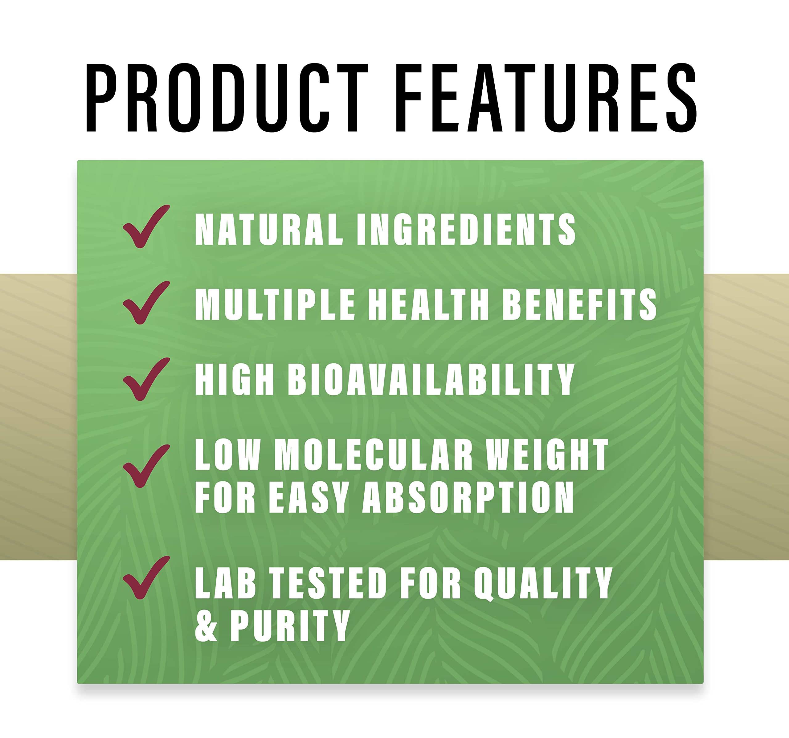 Perfect Supplements Hydrolyzed Collagen Powder 660g nutritional information