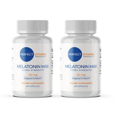 Perfect Vitamin Products Melatonin 20mg MAX Sleep Aid front view