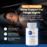 Perfect Vitamin Products Melatonin 30mg capsule back view