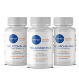Perfect Vitamin Products Melatonin 60mg MAX Sleep Aid front view of packaging