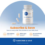 Perfect Vitamin Products Melatonin capsule in hand