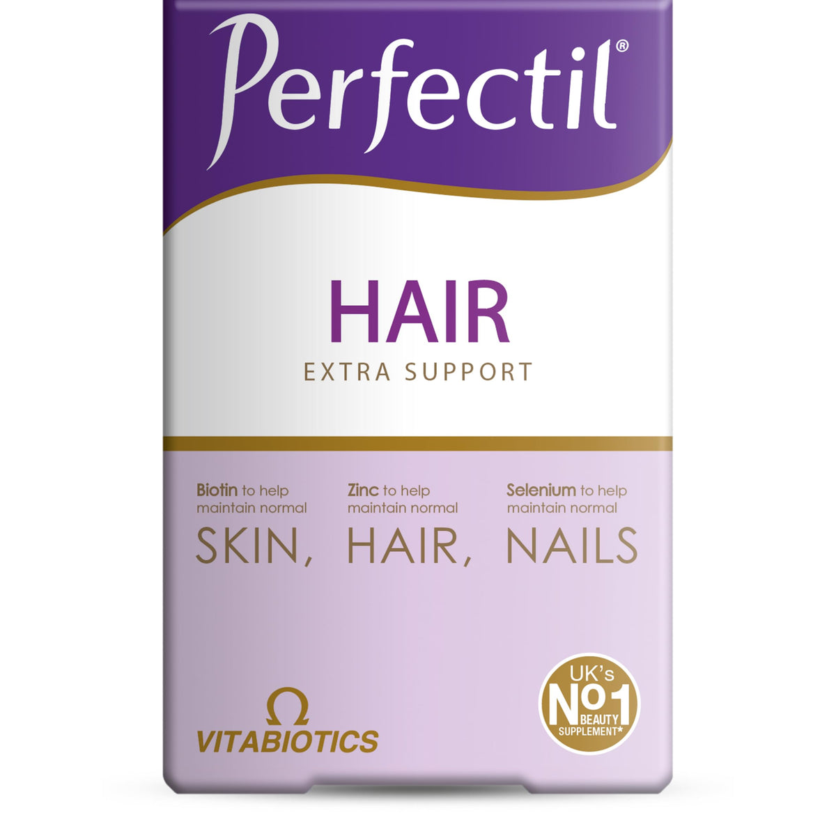 Perfectil Hair Blended Vitamin & Mineral Supplement 125g capsule bottle front view