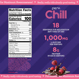 Perk Chill Drink Mix Chocolate Raspberry nutritional information