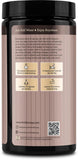 Perk Chill Drink Mix Chocolate Salted Caramel Pretzel powder in a glass