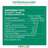 PERQUE Activated B-12 Guard ingredients list