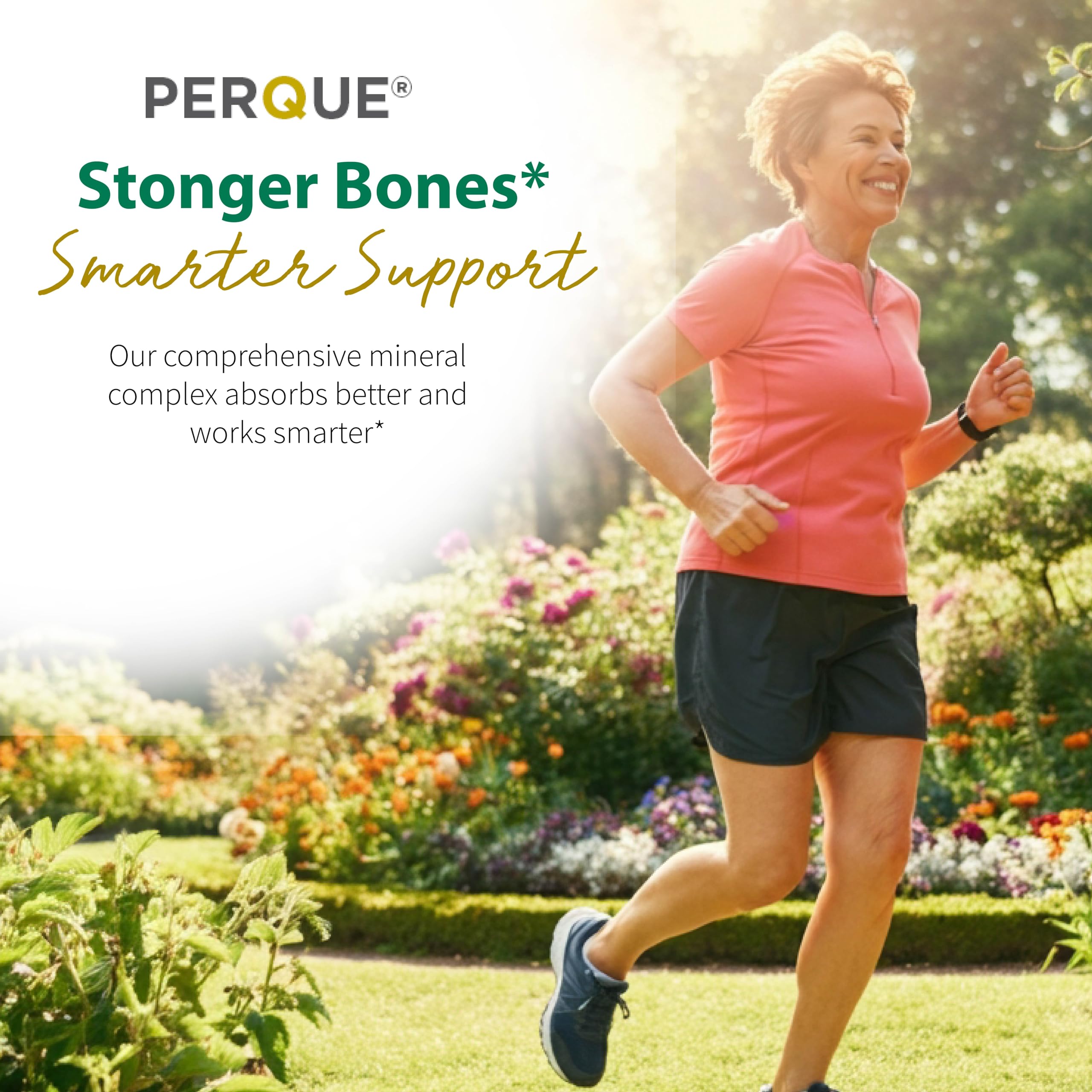 PERQUE Bone Guard Forte 20 Nutrients Supplement on a table