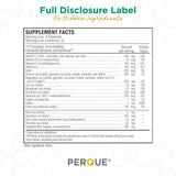 PERQUE Bone Guard Forte 20 Nutrients Supplement with a glass of water