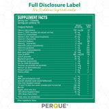 PERQUE Life Guard Chewables ingredients list