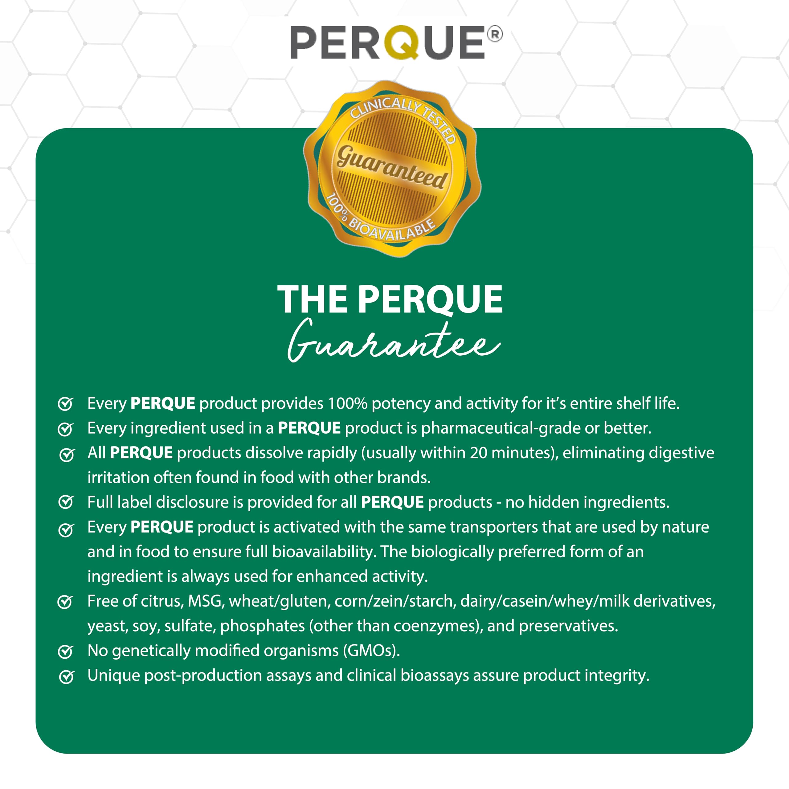PERQUE Life Guard Chewables on a kitchen counter