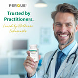 PERQUE Life Guard Chewables tablets in hand