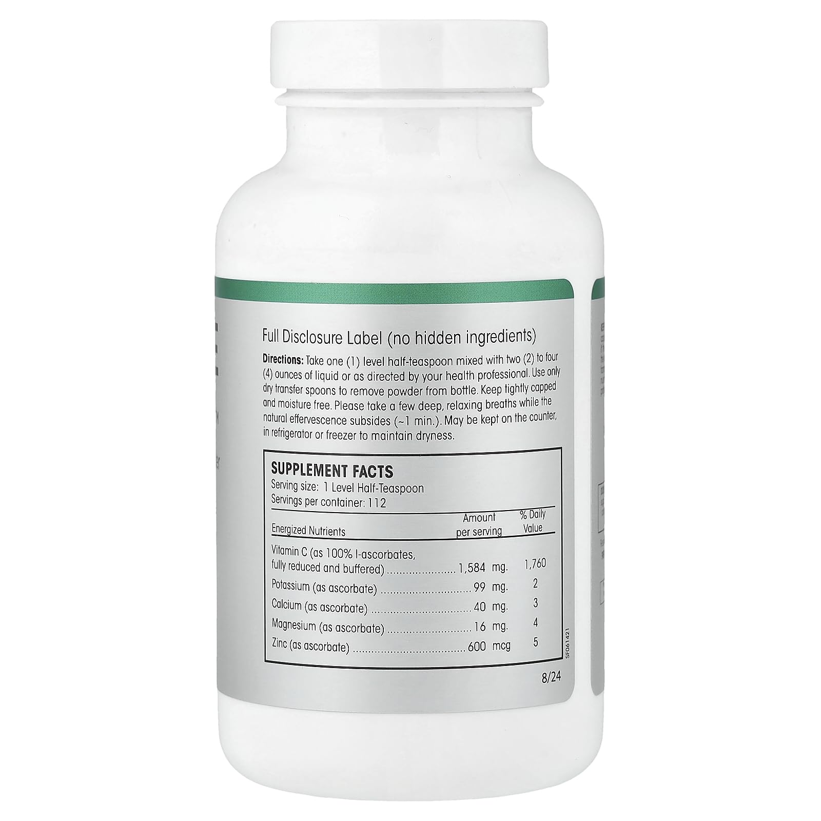 PERQUE Potent C Guard Powder packaging and label details