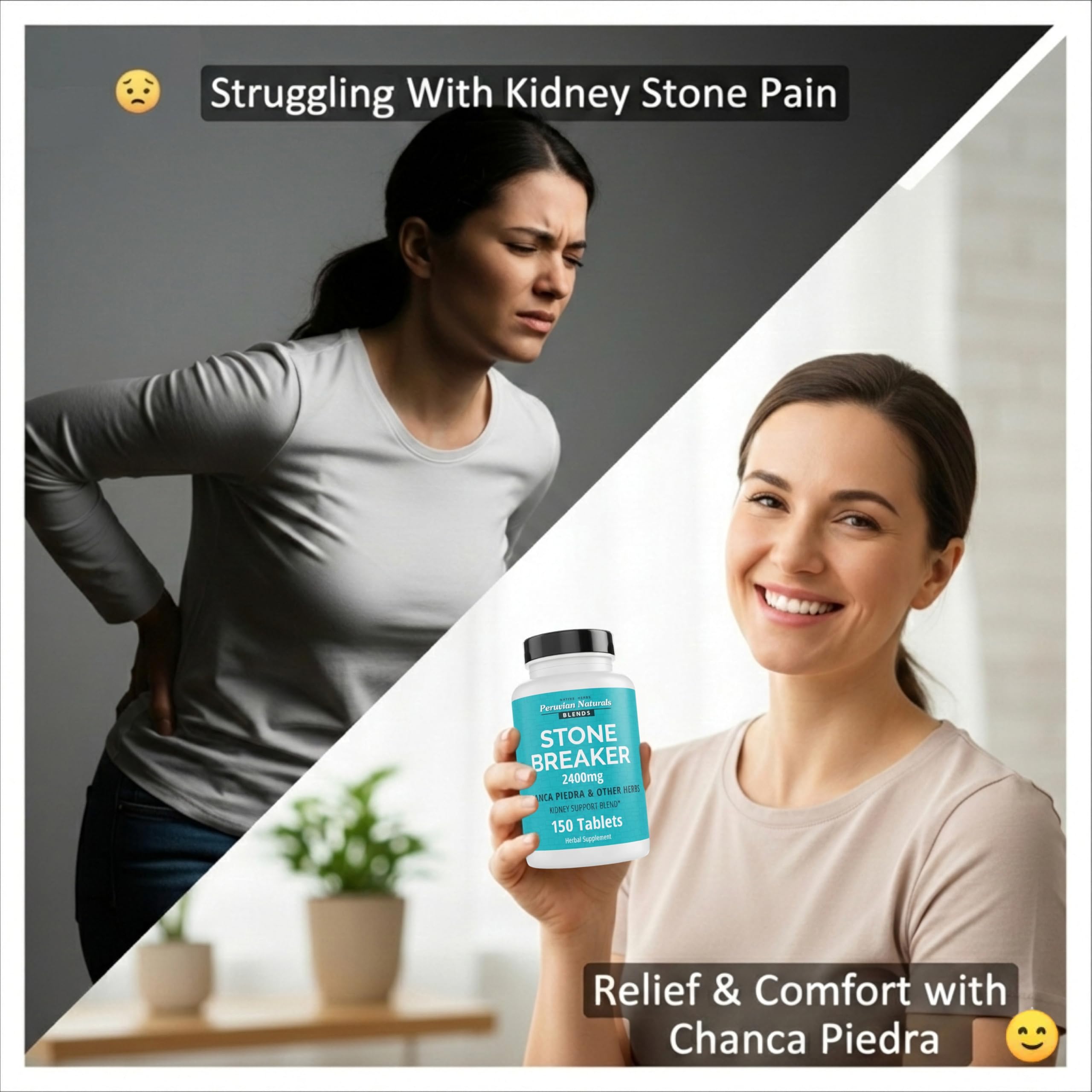 Peruvian Naturals Kidney Support Supplement 2400mg ingredients list