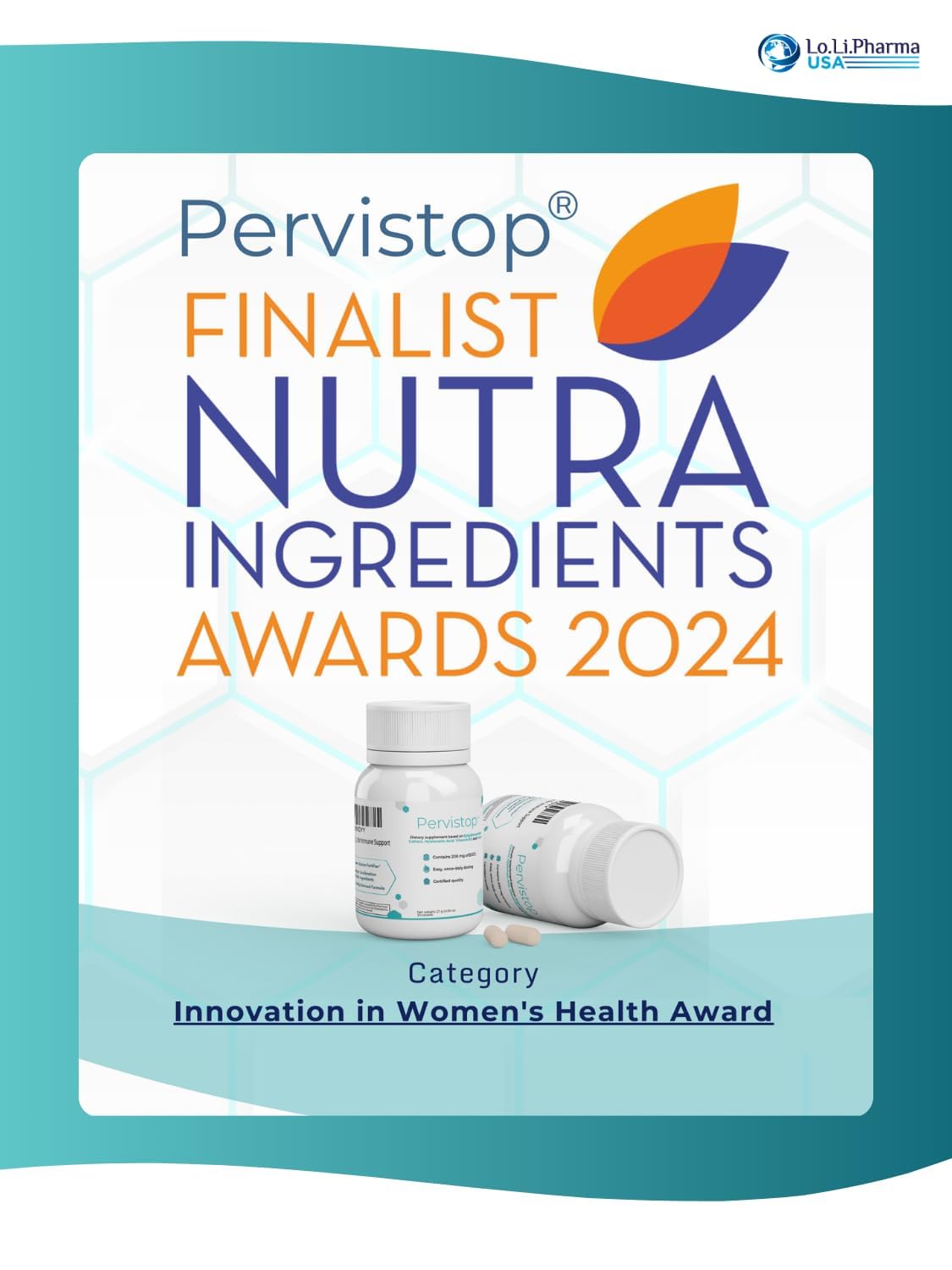 Pervistop Daily Supplement Capsules on a wooden table