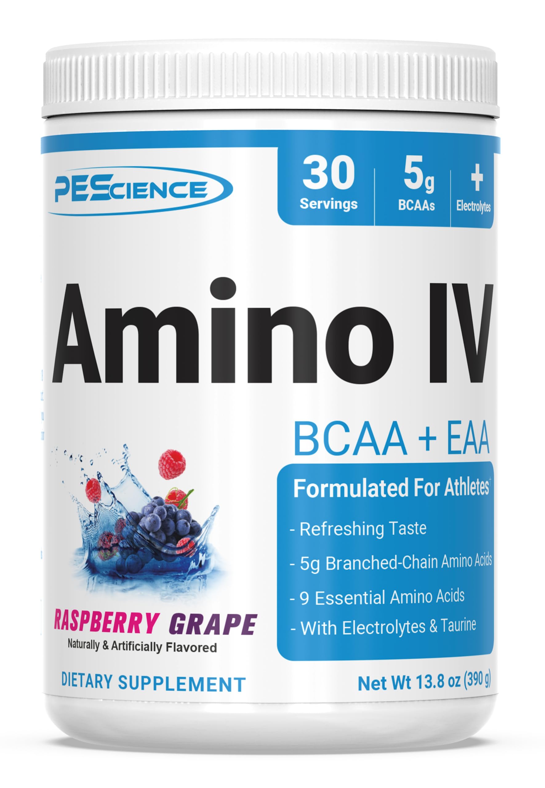 PEScience Amino IV BCAA + EAA Powder 100g front view