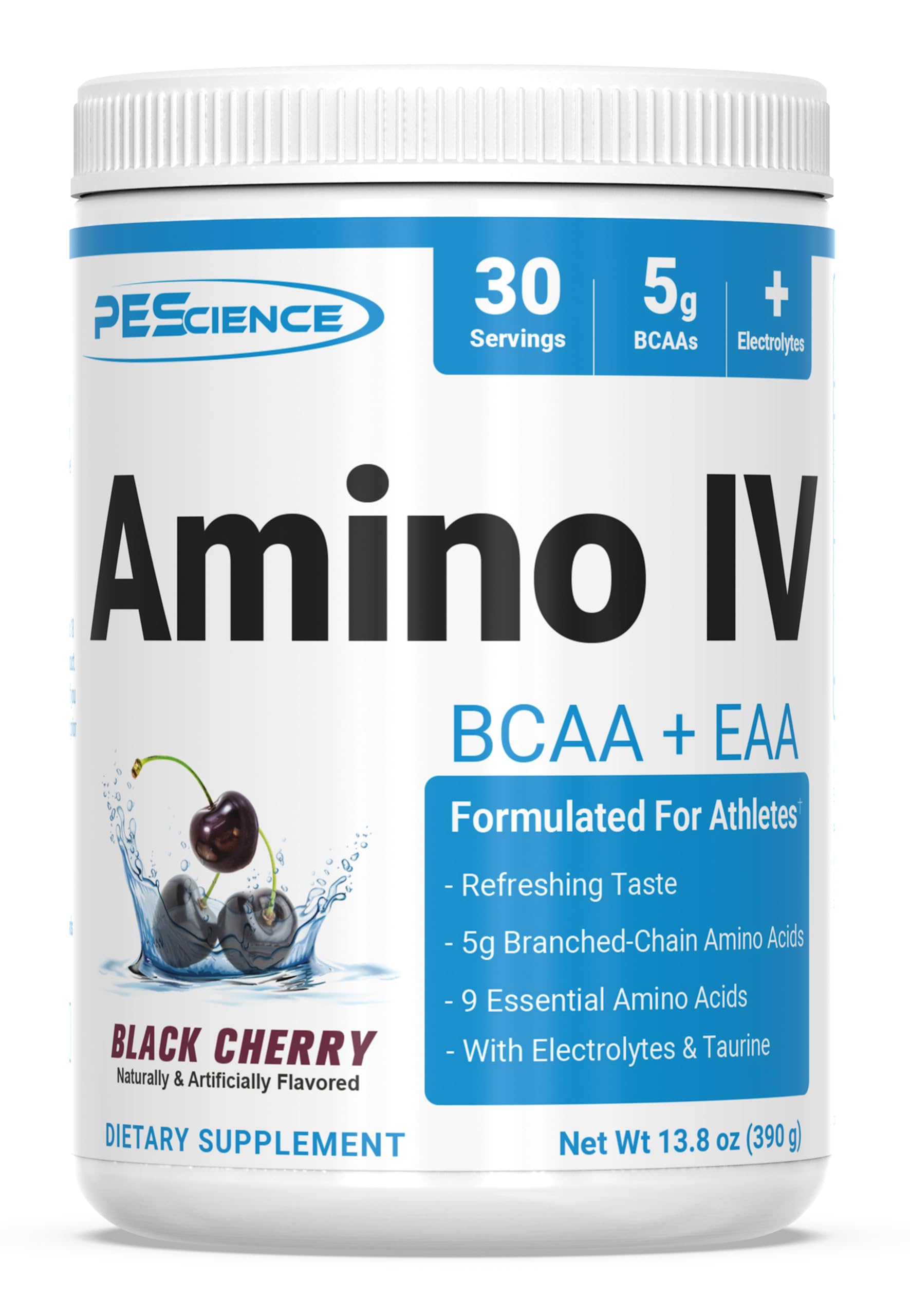 PEScience Amino IV BCAA + EAA Powder 454g front view
