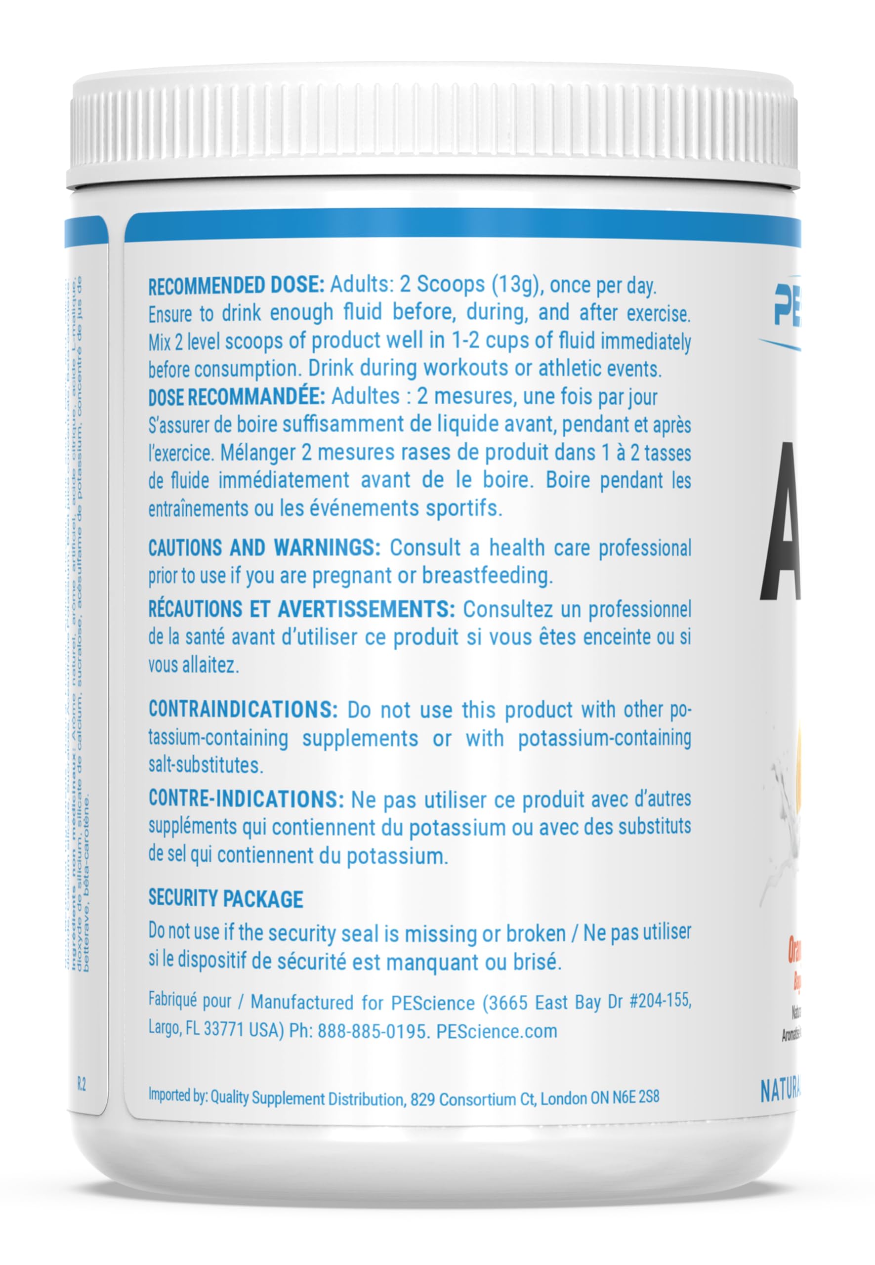 PEScience Amino IV BCAA + EAA Powder 454g lifestyle scene