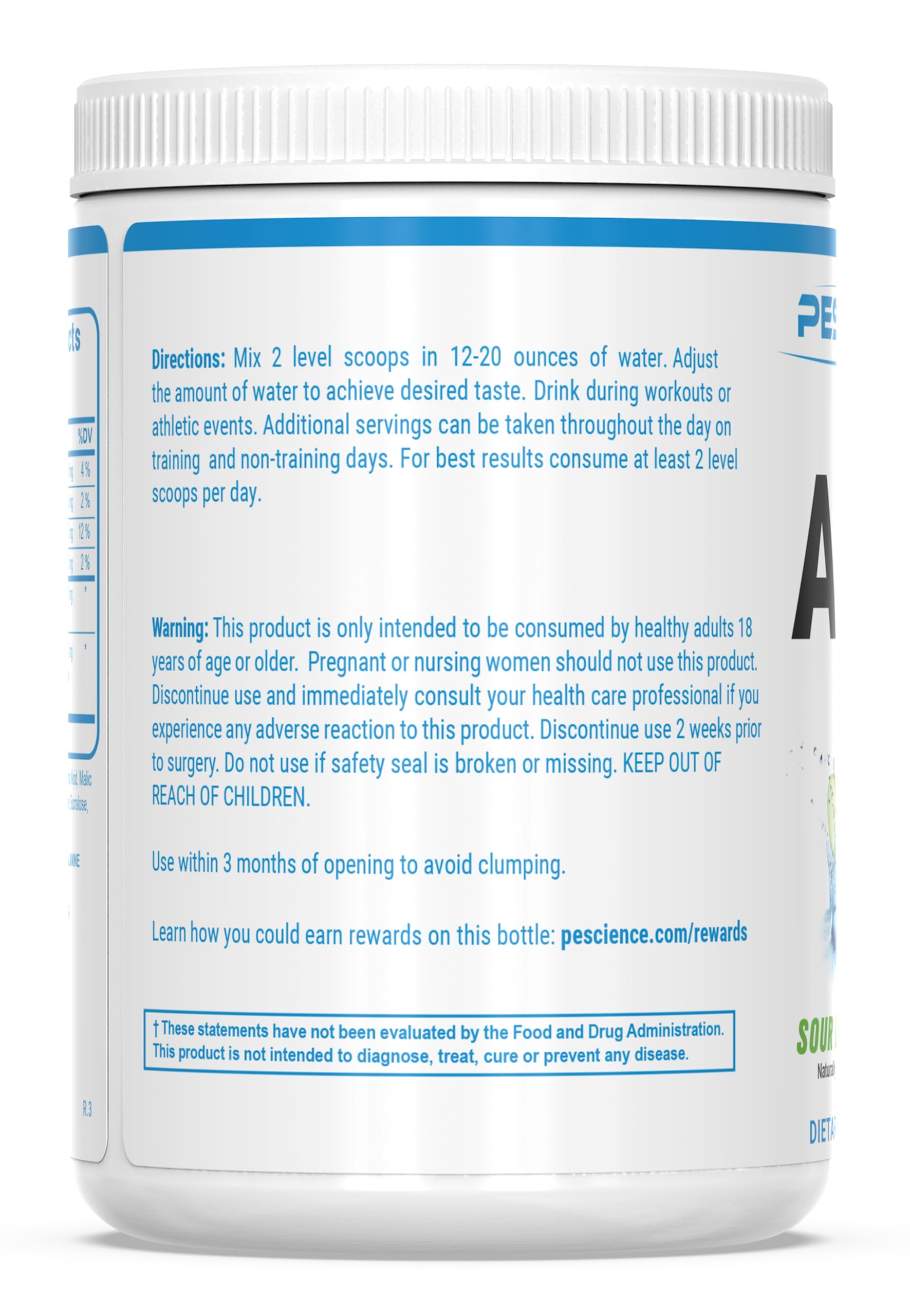 PEScience Amino IV BCAA & EAA Powder lifestyle shot