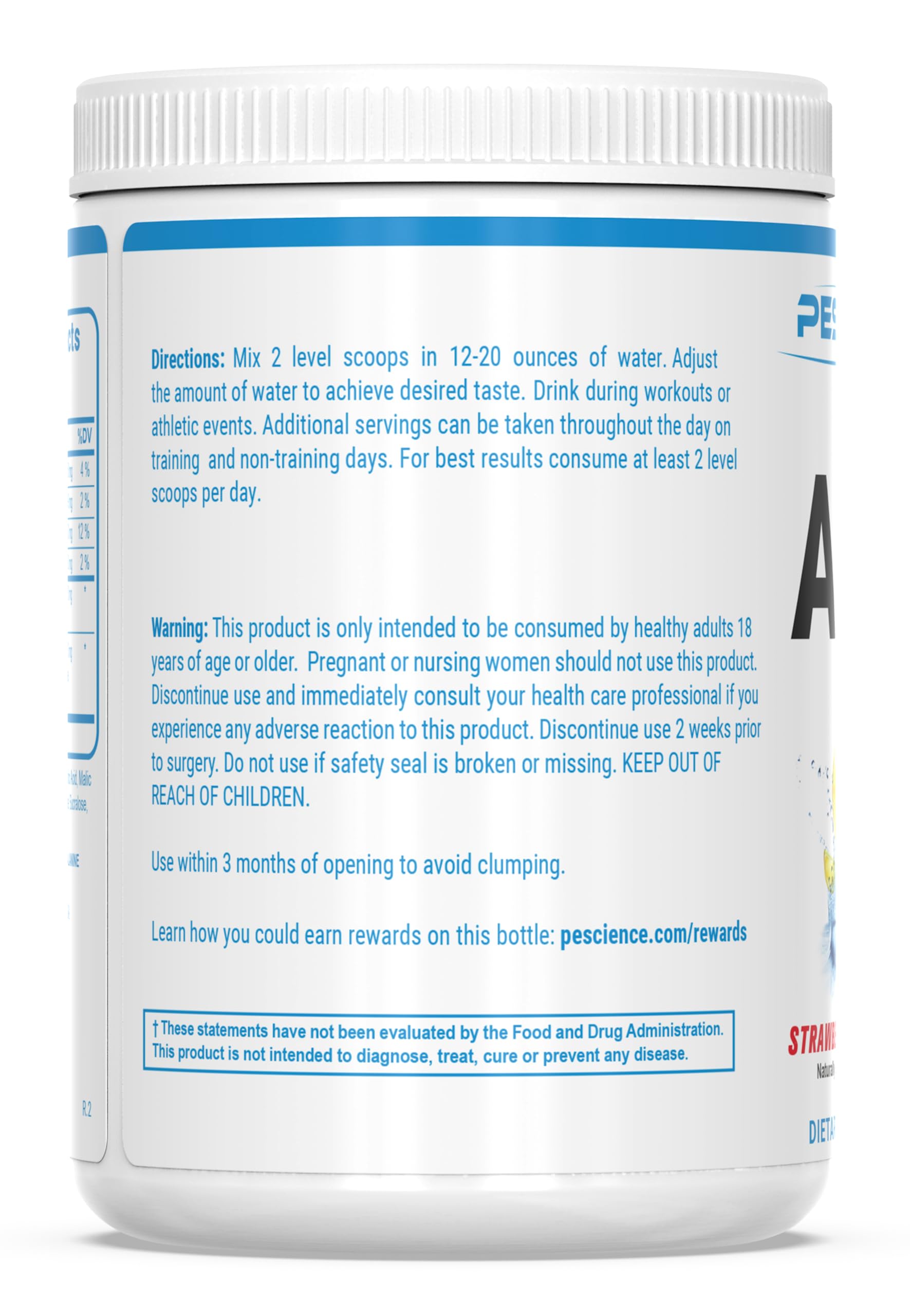 PEScience Amino IV BCAA + EAA Powder lifestyle shot