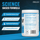 PEScience Amino IV BCAA & EAA Powder nutritional information