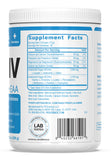 PEScience Amino IV BCAA + EAA Powder with workout gear