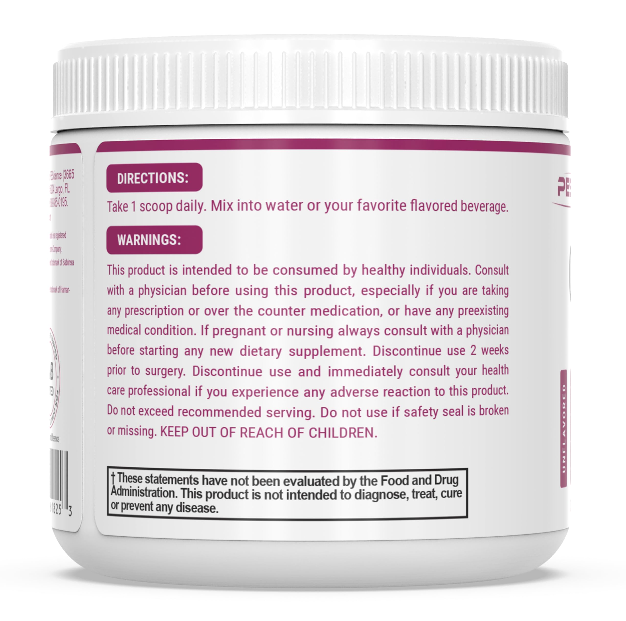 PEScience Complete-GI daily Supplement with measuring scoop