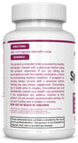 PEScience Symbiont-GI Probiotic Supplement 77g with a glass of water