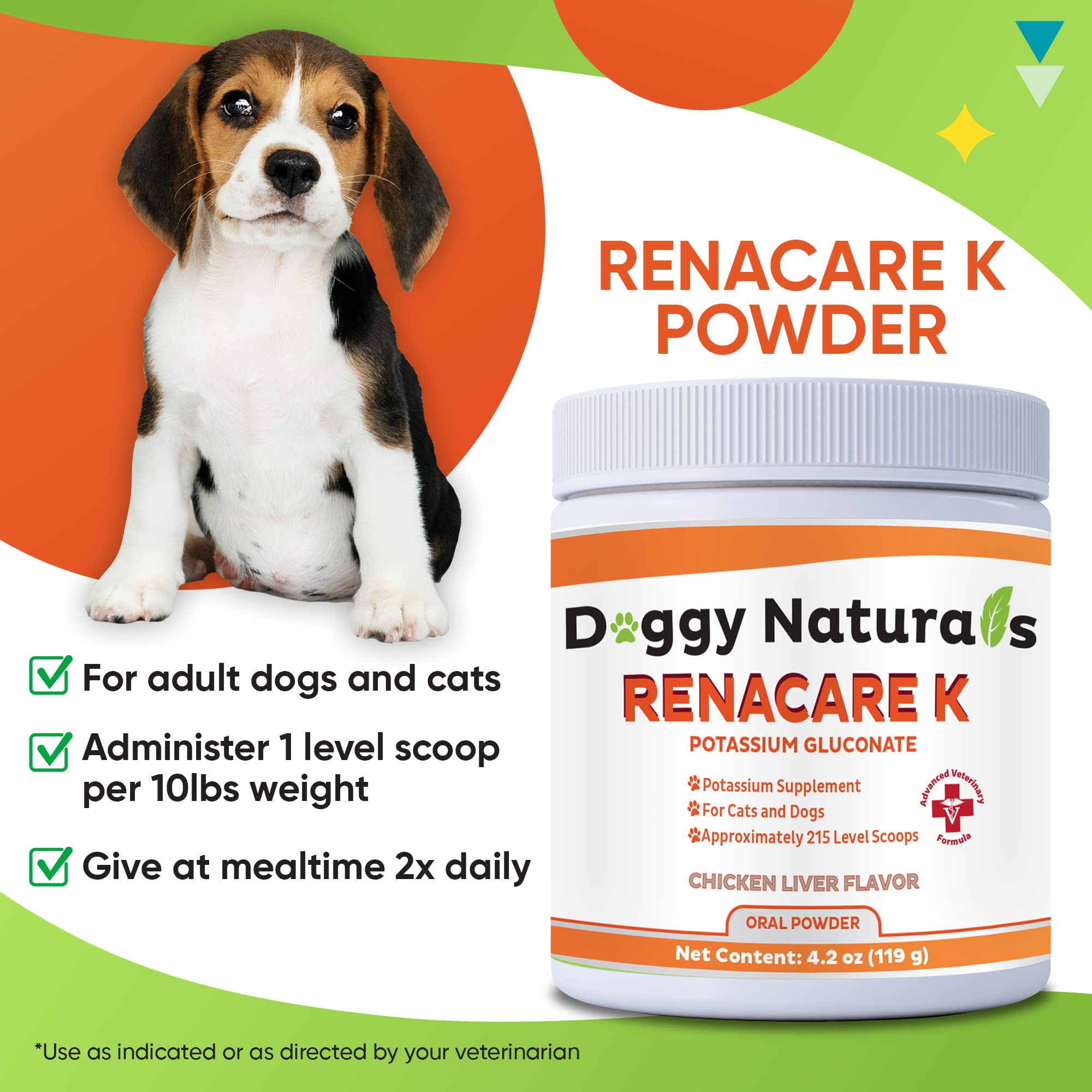 Pet Health Pharma RenaCare K supplement in a pet bowl