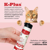 Pet Health Solutions K-Plus Gel 142g being administered to a pet