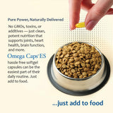 Pet Health Solutions Omega-Caps bottle with dosage information