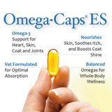 Pet Health Solutions Omega-Caps side view showing label