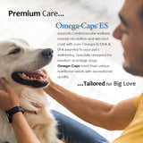 Pet Health Solutions Omega-Caps with a dog and cat