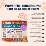 Pets Are Kids Too Mushroom Supplement for Dogs packaging