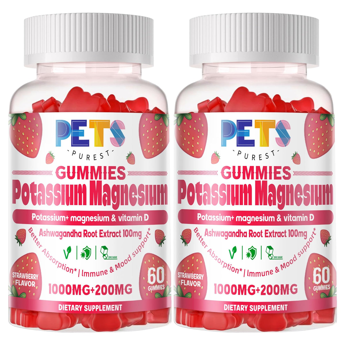 Pets Purest Magnesium Supplement 10-in-1 Formula front view