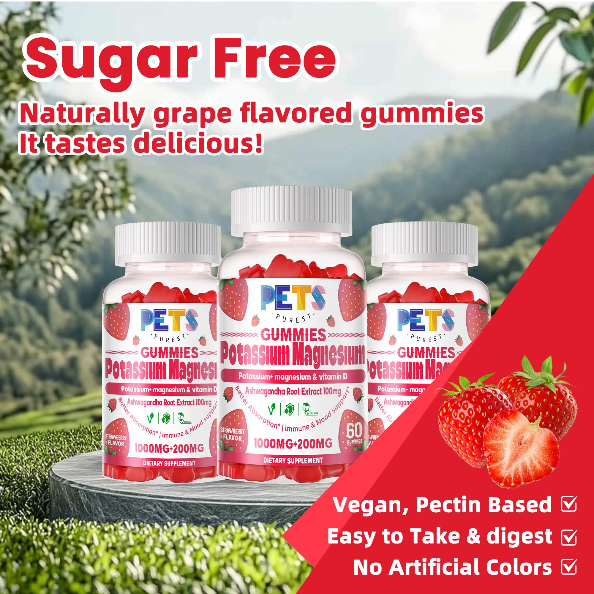 Pets Purest Magnesium Supplement 10-in-1 Formula ingredients list