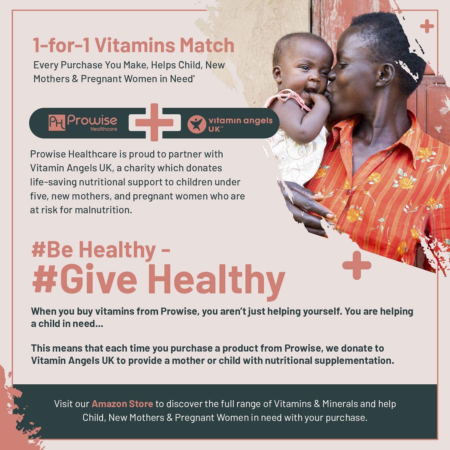 PH PROWISE Healthcare Turmeric Capsules displayed with a measuring spoon