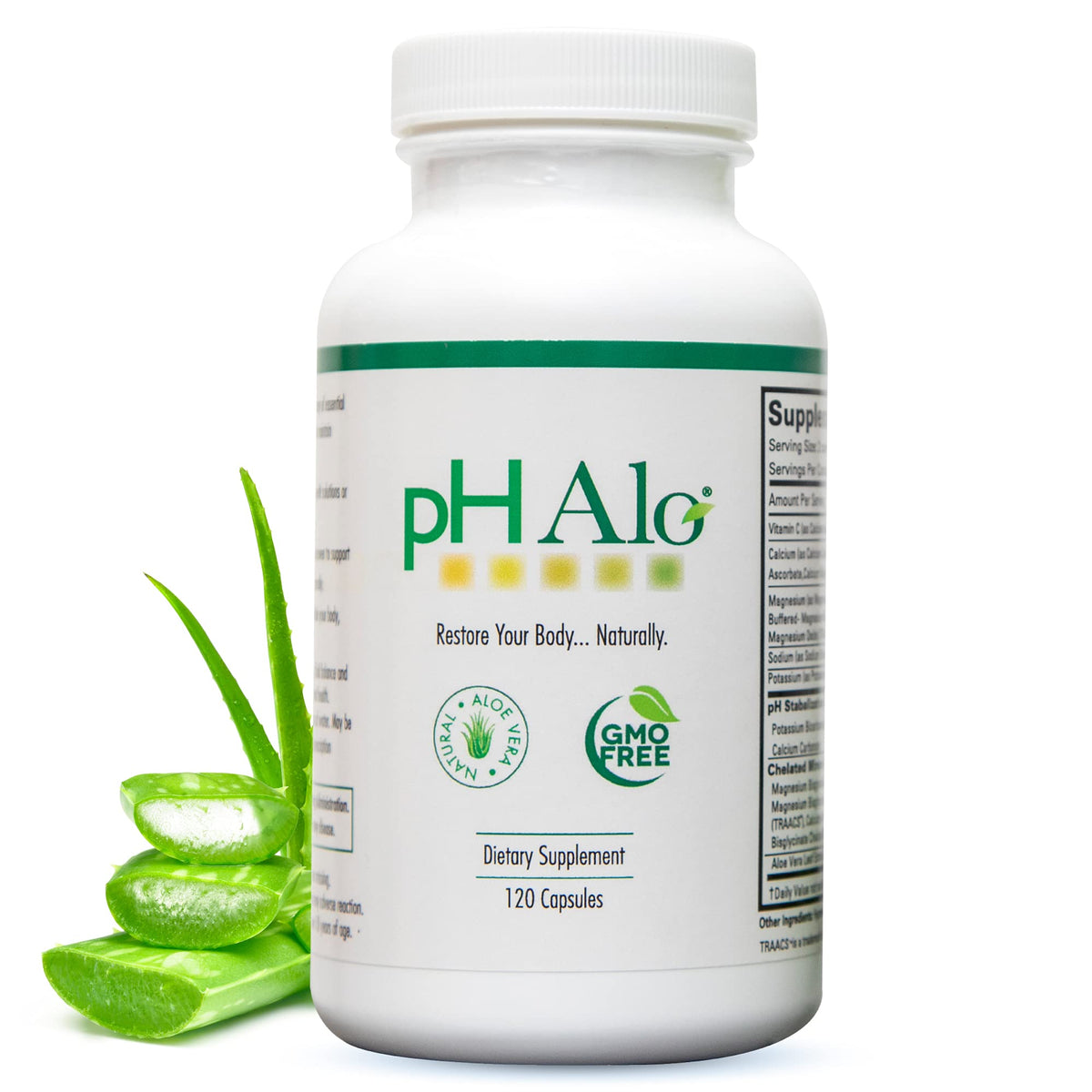 pHAlo Magnesium Capsules 191g front view