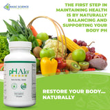 pHAlo Magnesium Capsules 191g side view