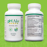 pHAlo Magnesium Capsules 191g with a glass of water