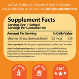 Pharma Nord D-Pearls Vitamin D 5000 IU softgels packaging